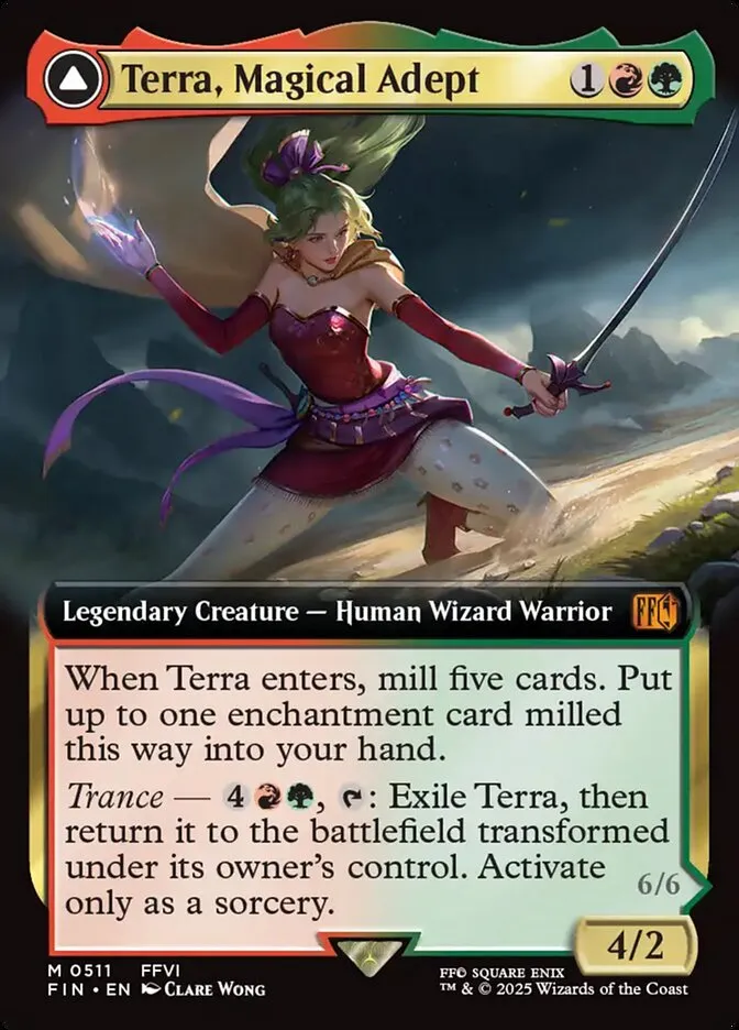 魔導戦士、ティナ (表)