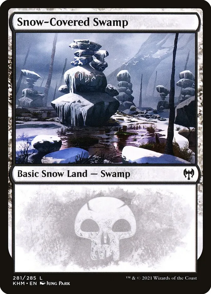 冠雪の沼