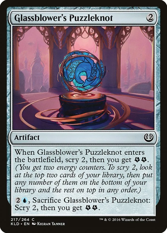 ガラス吹き工の組細工