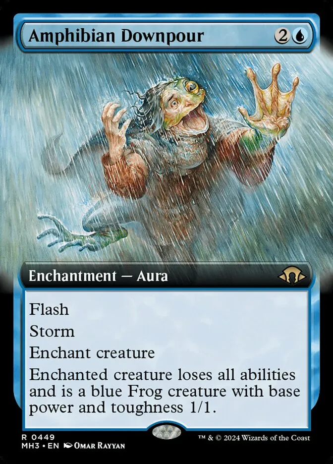 両生類の豪雨