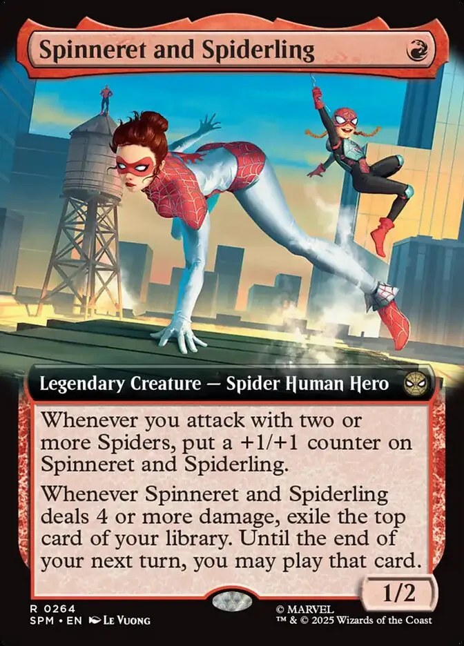 スピナレットとスパイダリング