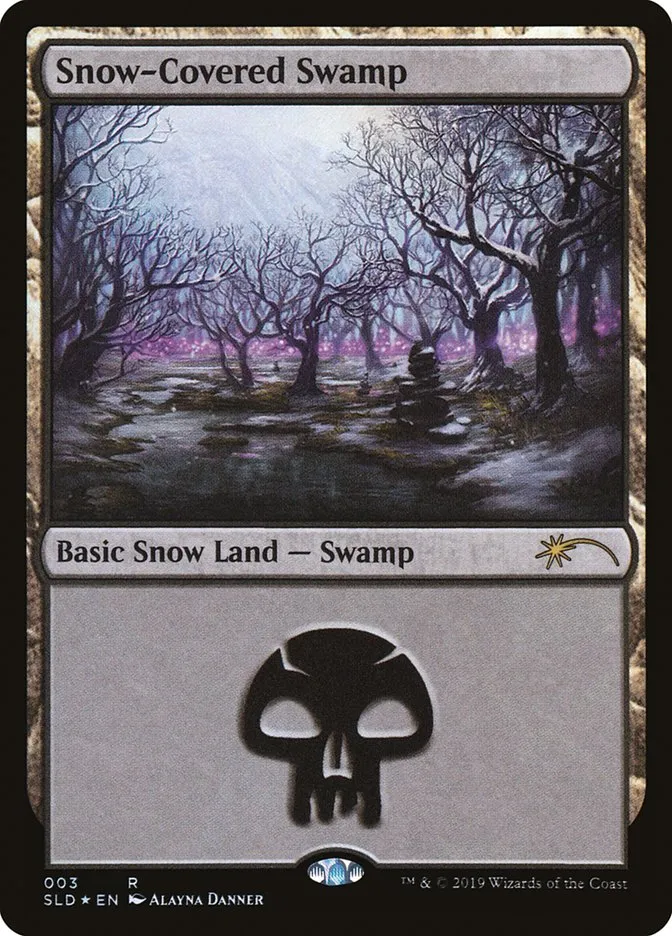 冠雪の沼