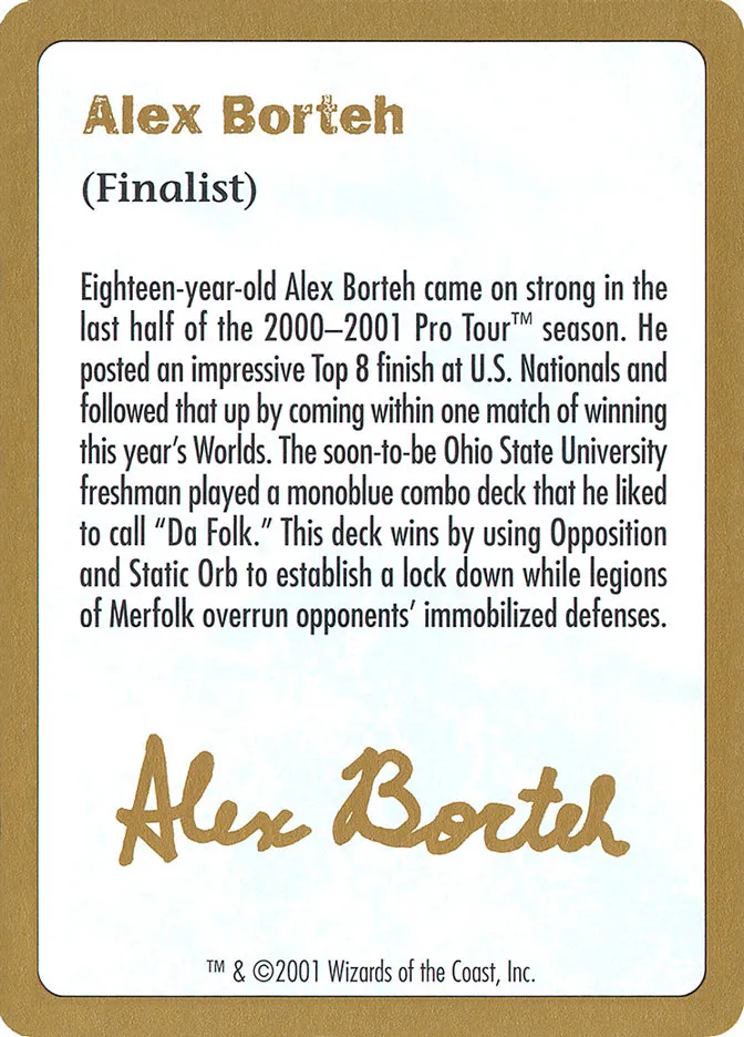 Alex Borteh Bio