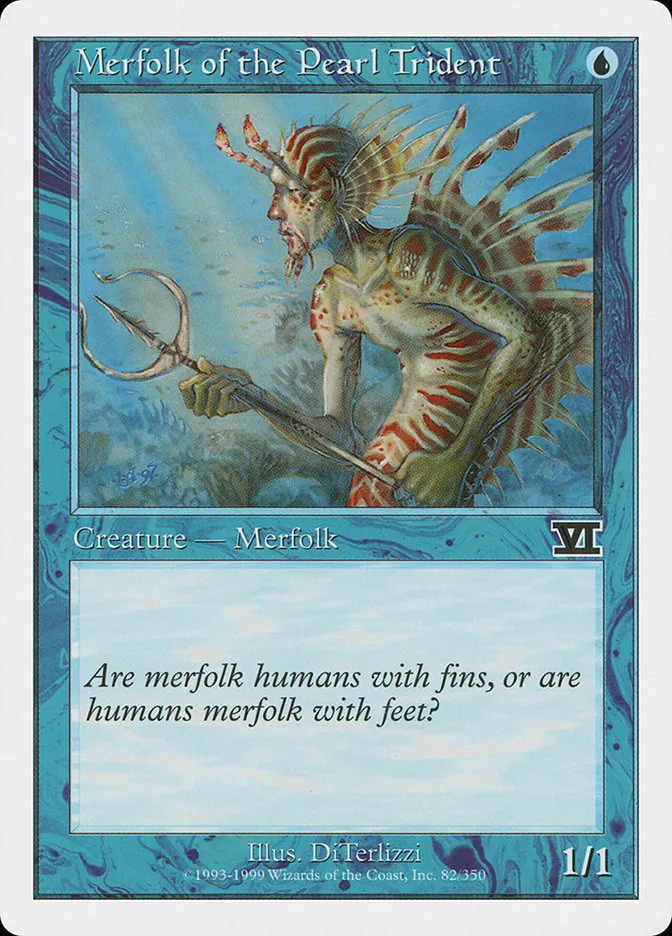 真珠三叉矛の人魚