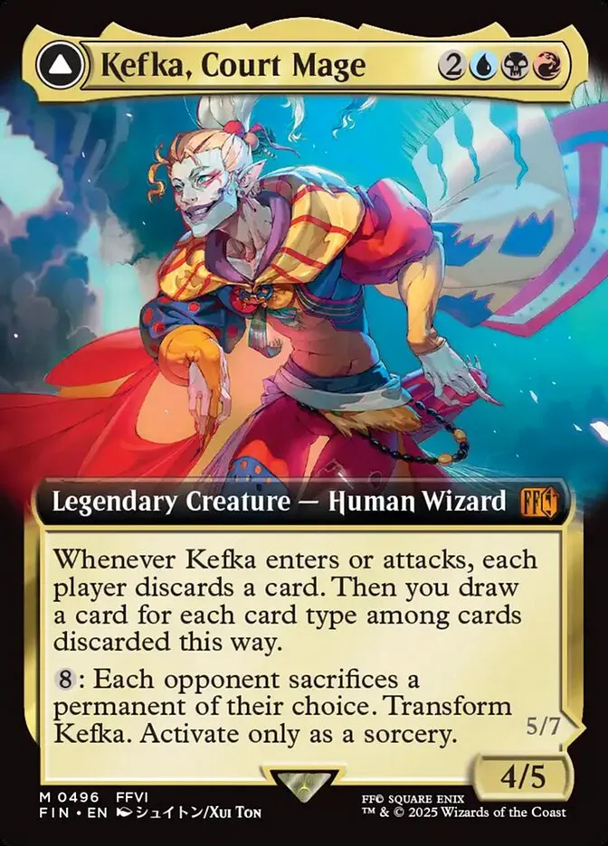 人造魔導士、ケフカ (表)