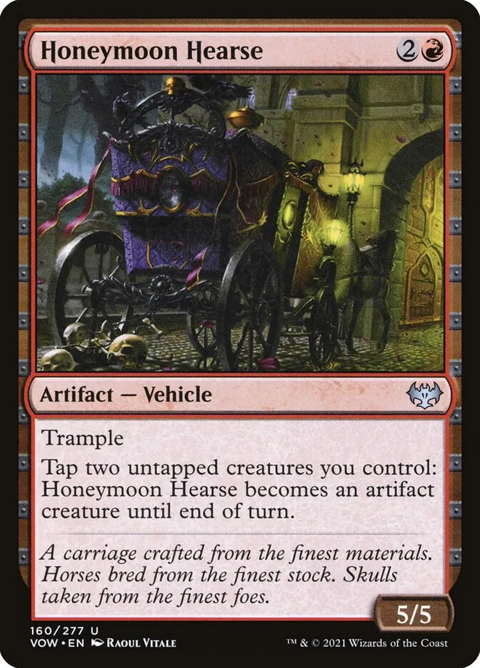 ハネムーンの霊柩車