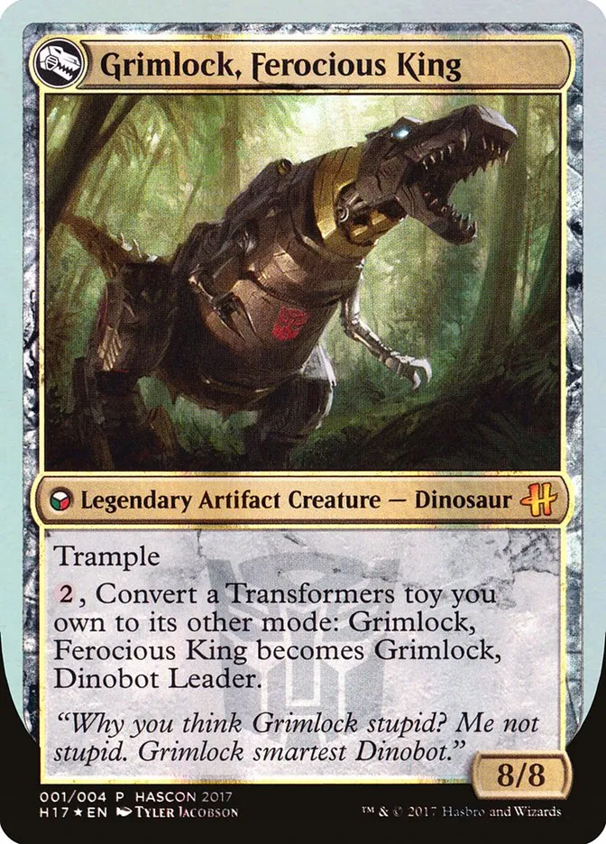 Grimlock, Dinobot Leader (裏)