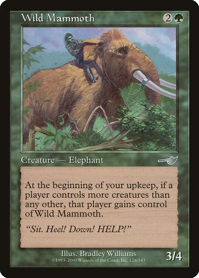 野生のマンモス
