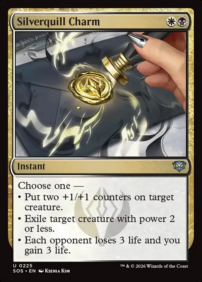 シルバークイルの魔除け
