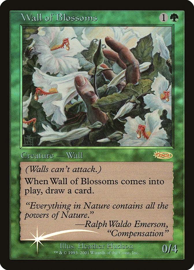 花の壁