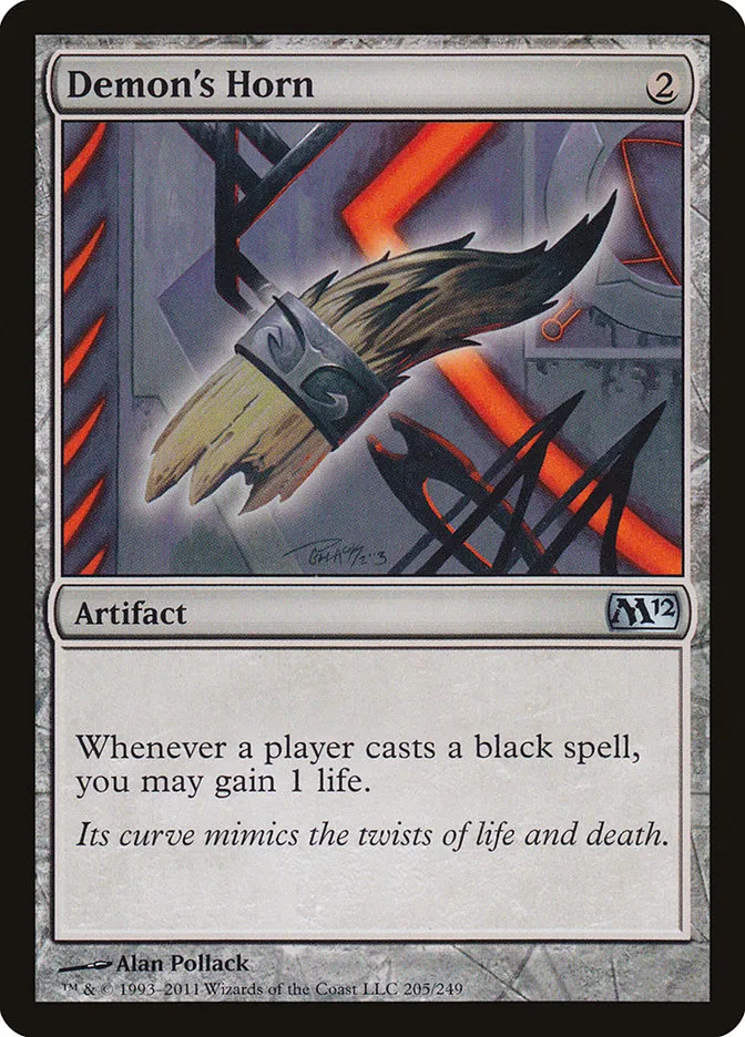 悪魔の角