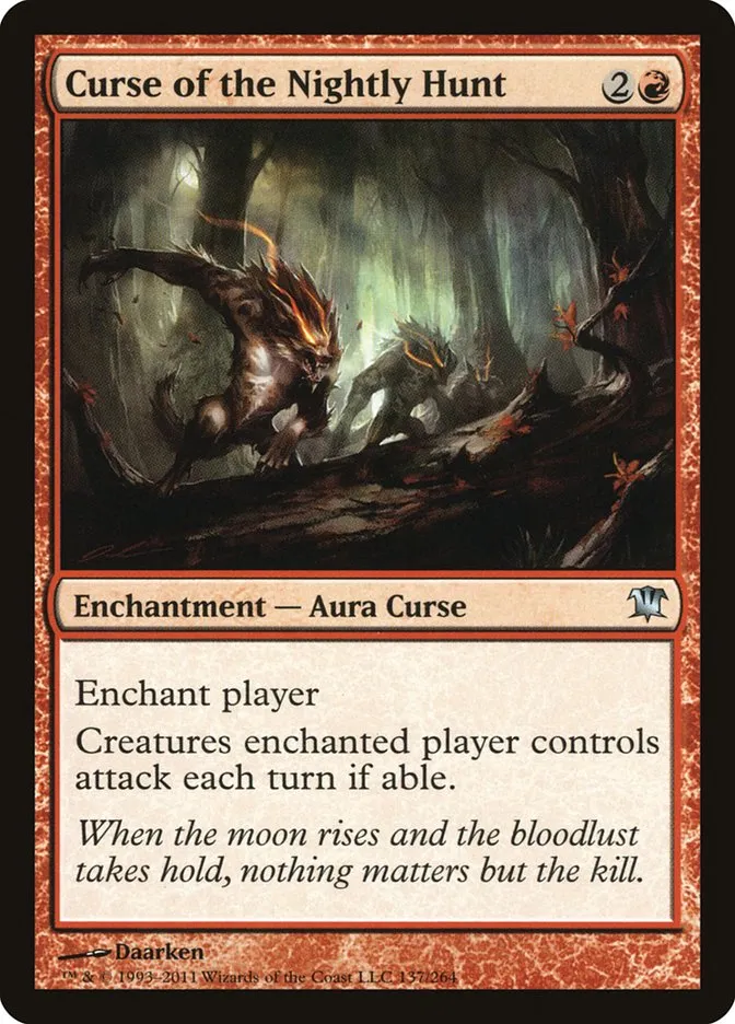 夜毎の狩りの呪い