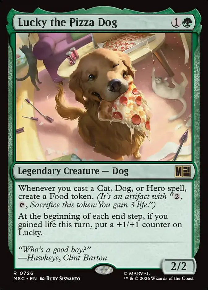 ピザ犬ラッキー