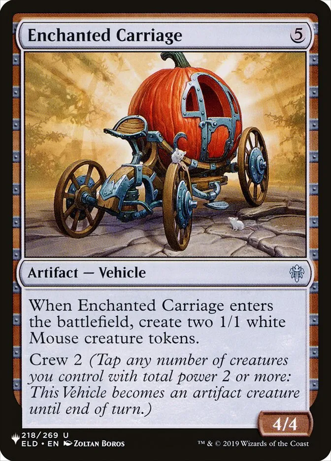 魔法の馬車