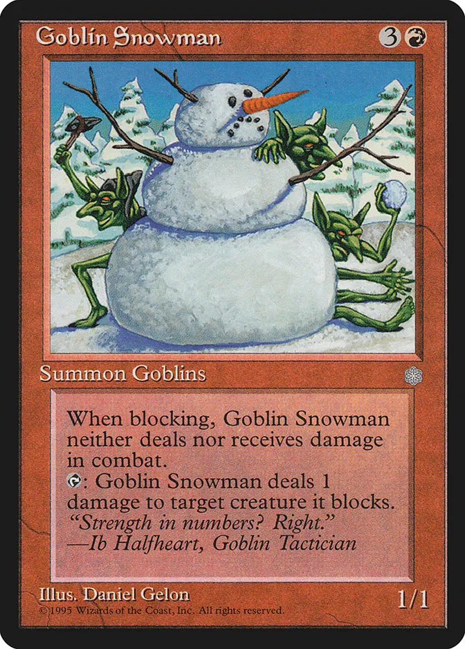 ゴブリンの雪だるま