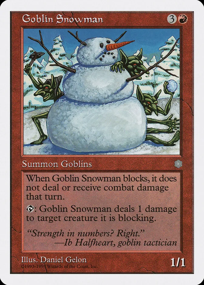 ゴブリンの雪だるま