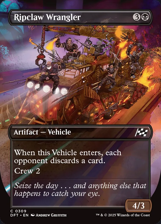 裂爪の暴走車