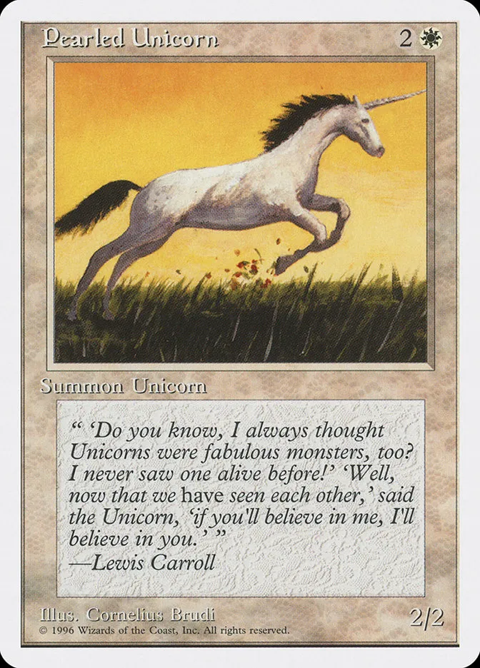 真珠色の一角獣