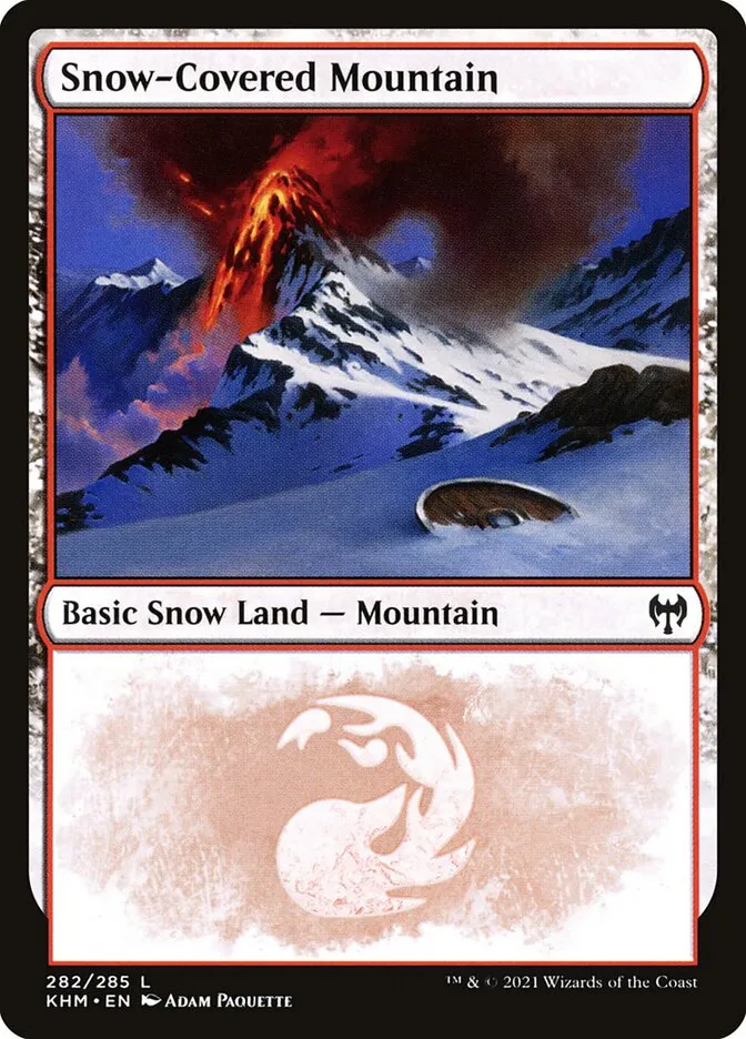冠雪の山