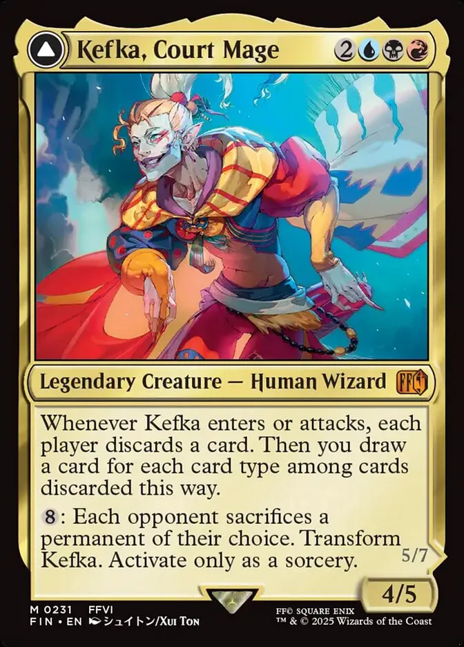 人造魔導士、ケフカ (表)