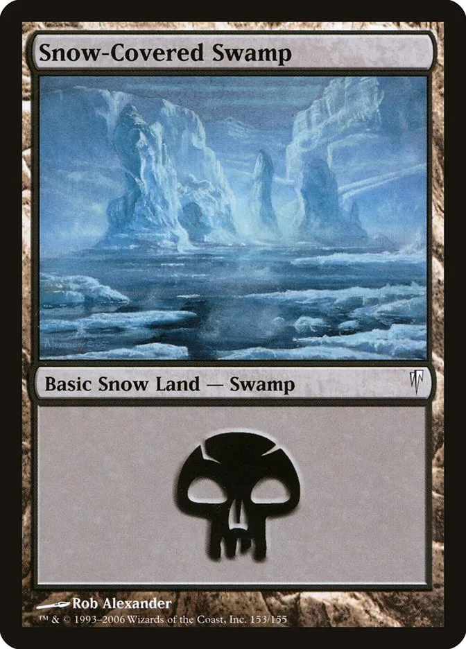 冠雪の沼