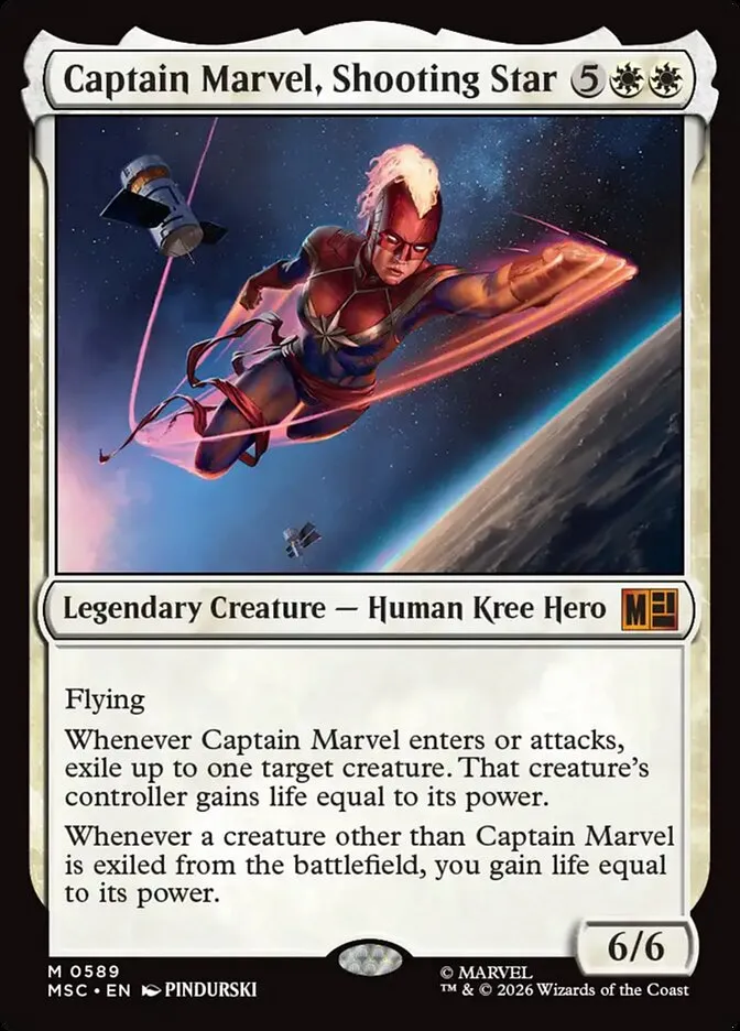 流れ星、キャプテン・マーベル
