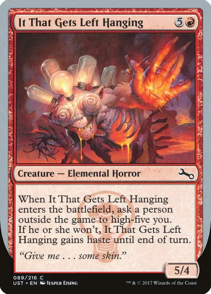 It That Gets Left Hanging