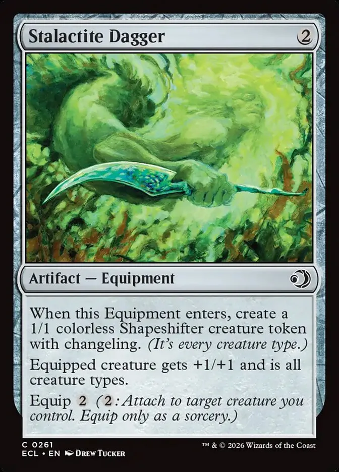 鍾乳石の短剣