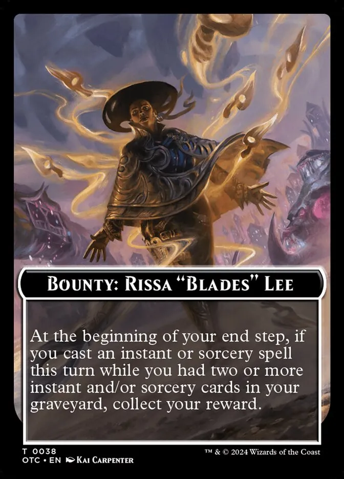 Bounty: Rissa "Blades" Lee (表)