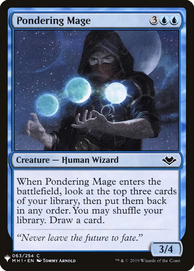 思案する魔道士