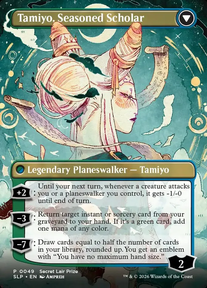 Tamiyo, Inquisitive Student (裏)