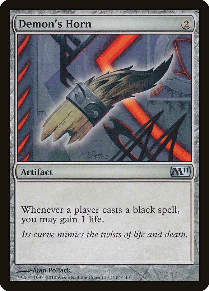 悪魔の角