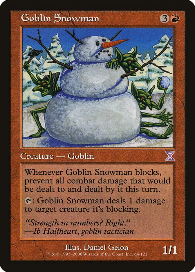 ゴブリンの雪だるま
