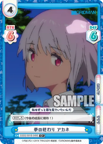 夢の終わり アカネ