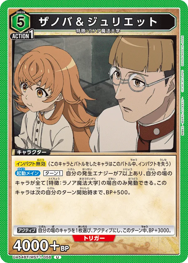 ザノバ&ジュリエット