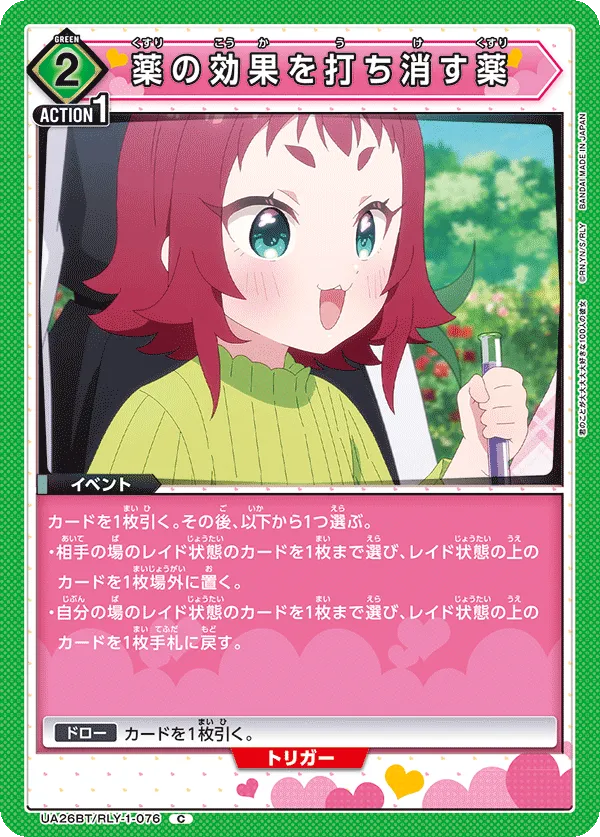 薬の効果を打ち消す薬