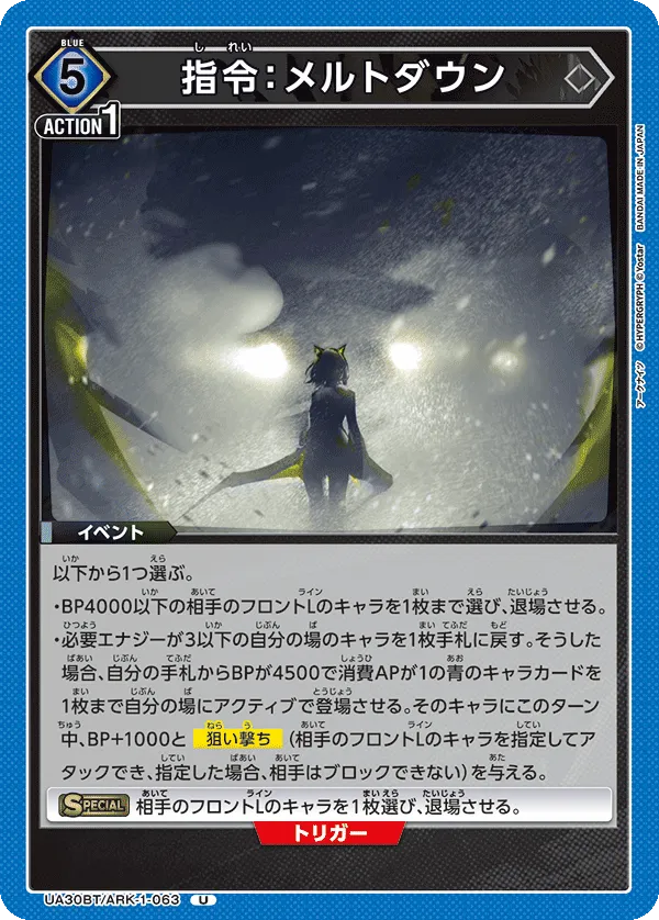 指令:メルトダウン