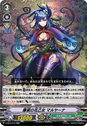 藤紫の花乙女 マルヤーナ