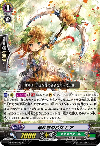 早咲きの乙女 ピア