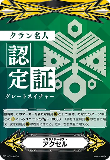 イマジナリーギフト
アクセル