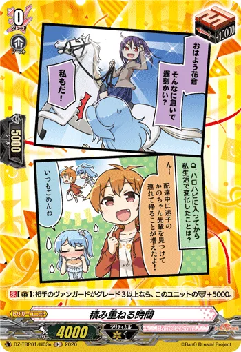 積み重ねる時間