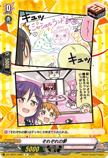 それぞれの夢