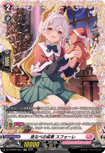 夜なべの成果 スフォーレ
