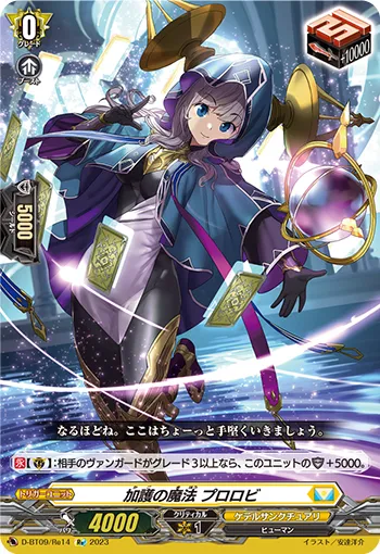 加護の魔法 プロロビ