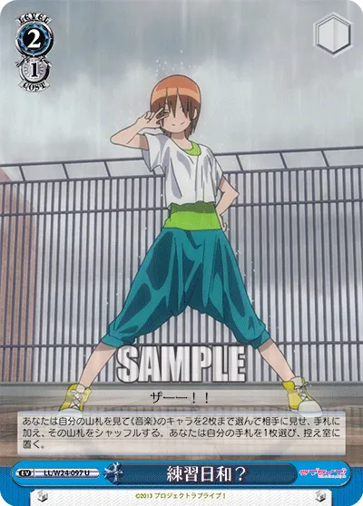 練習日和？