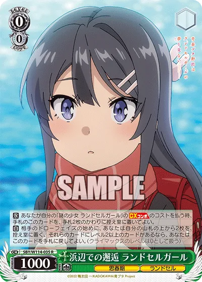 浜辺での邂逅 ランドセルガール
