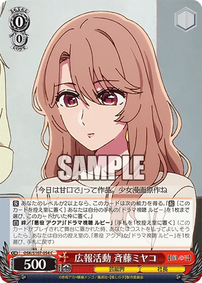 広報活動 斉藤ミヤコ
