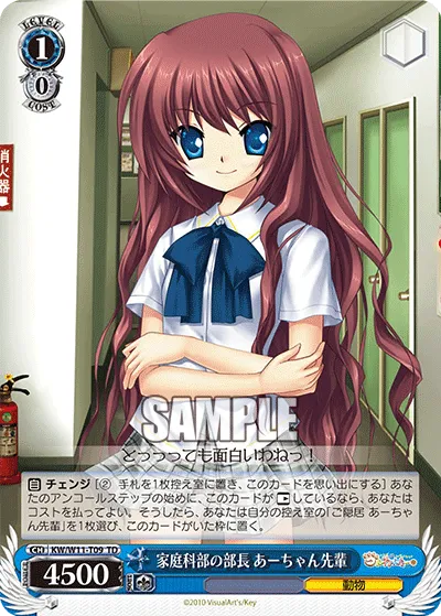 家庭科部の部長 あーちゃん先輩