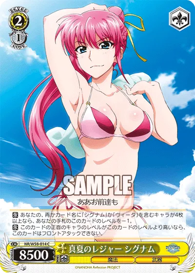 真夏のレジャー シグナム