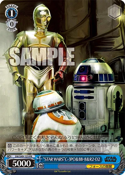 “STAR WARS”C-3PO＆BB‐8＆R2‐D2